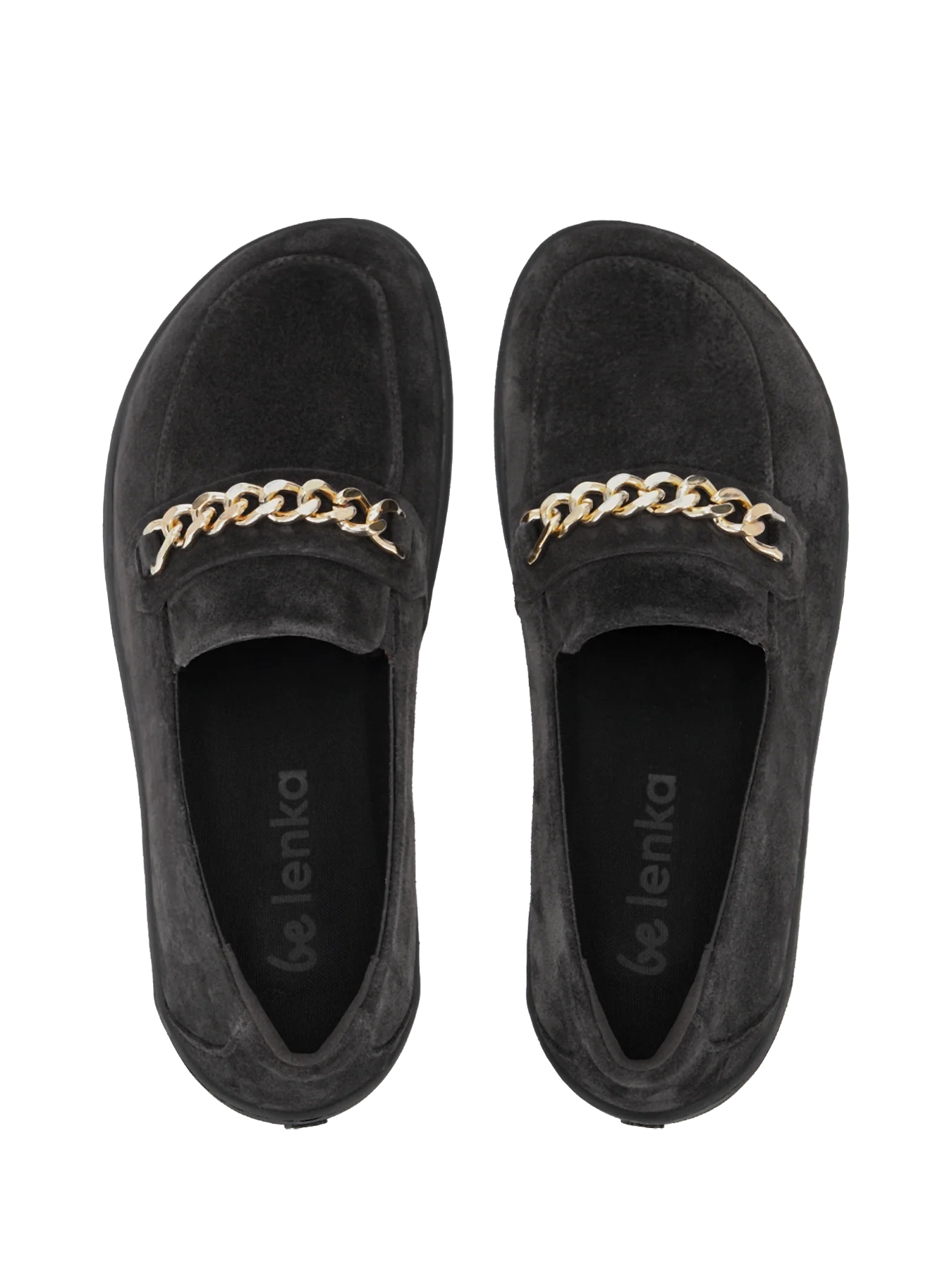 Be Lenka Moccasins Prestage Dark Brown & Gold - Image 4