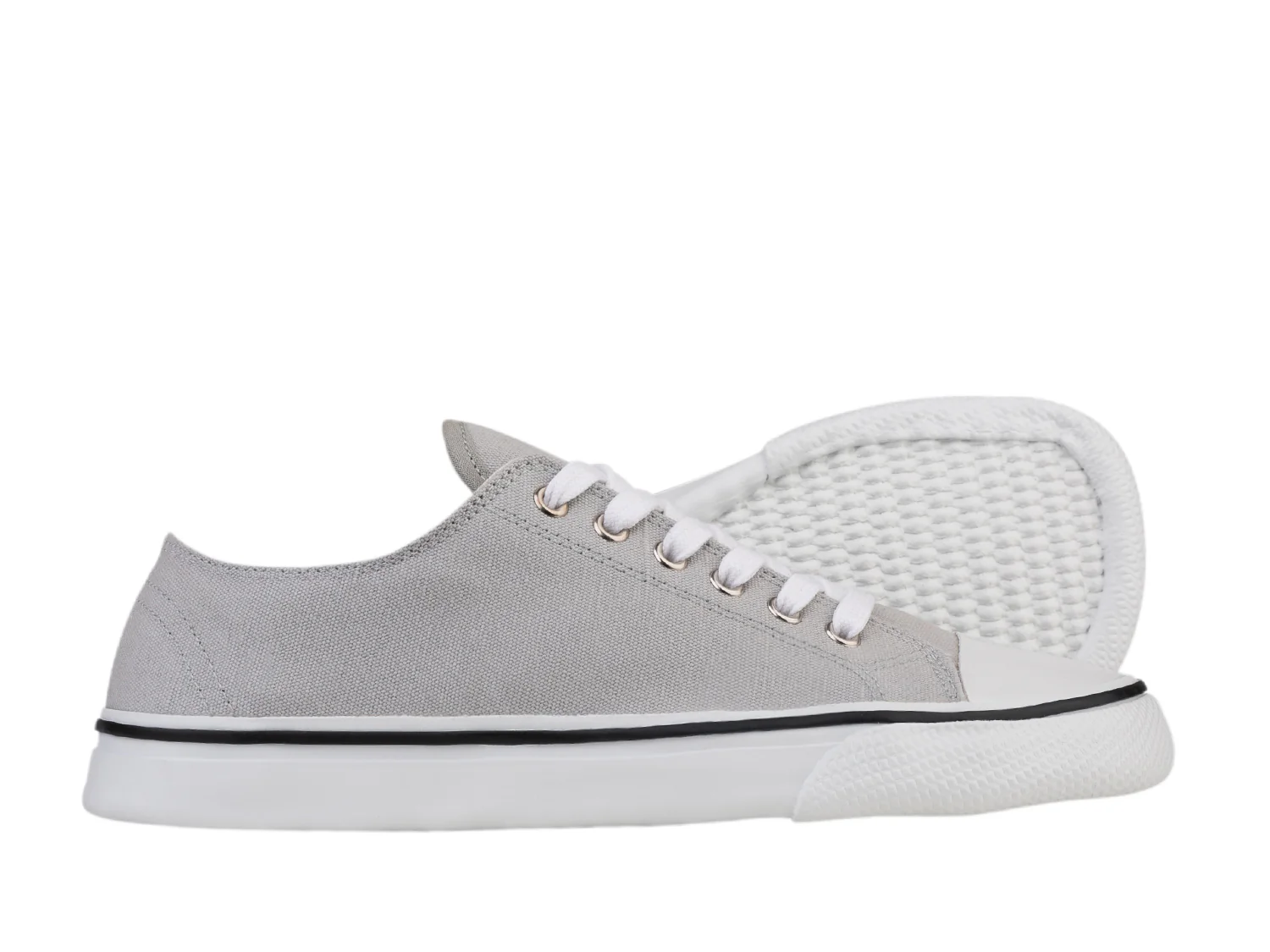 Bohempia Herlik Wide - Light Grey & White - Image 3