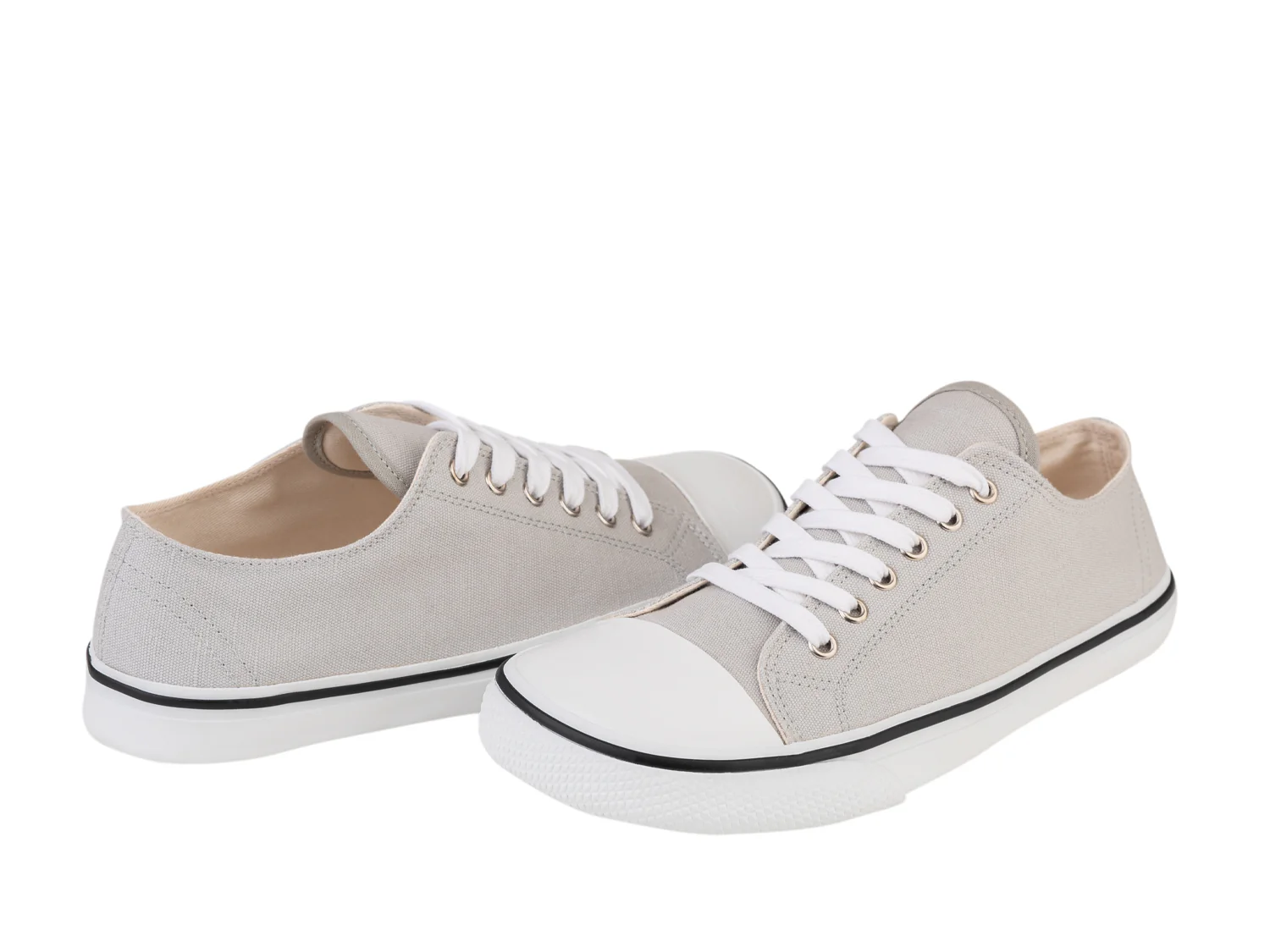 Bohempia Herlik Wide - Light Grey & White - Image 4
