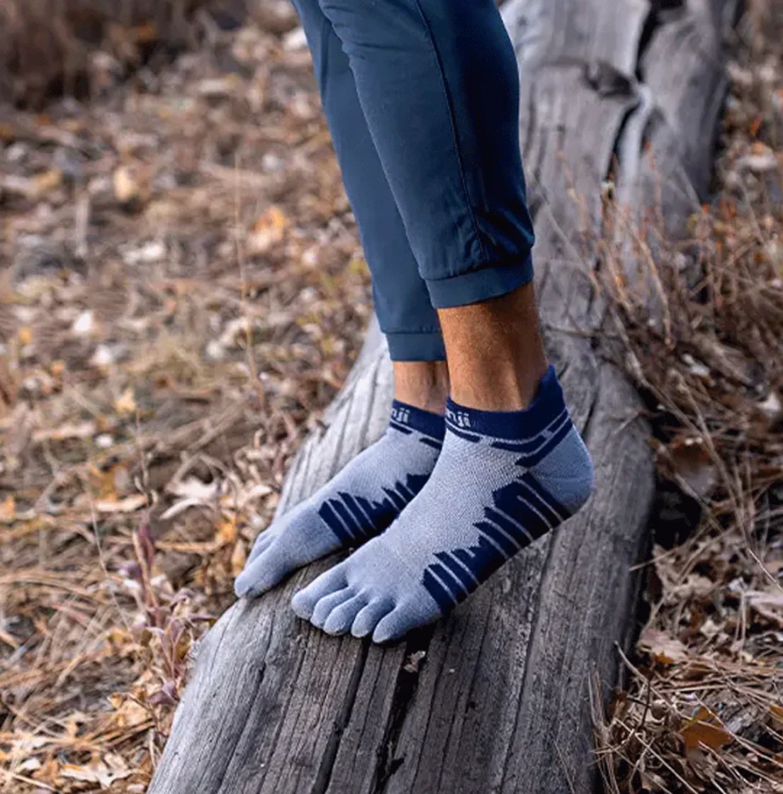 Injinji Run Ultra Unisex No-Show - Cobalt - Image 2