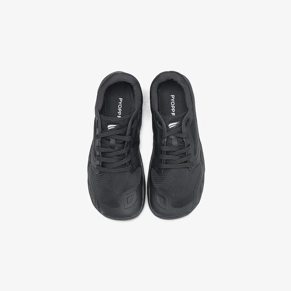 Pyopp Fledge Day02 Barefoot Sneakers - Black On Black - Image 6