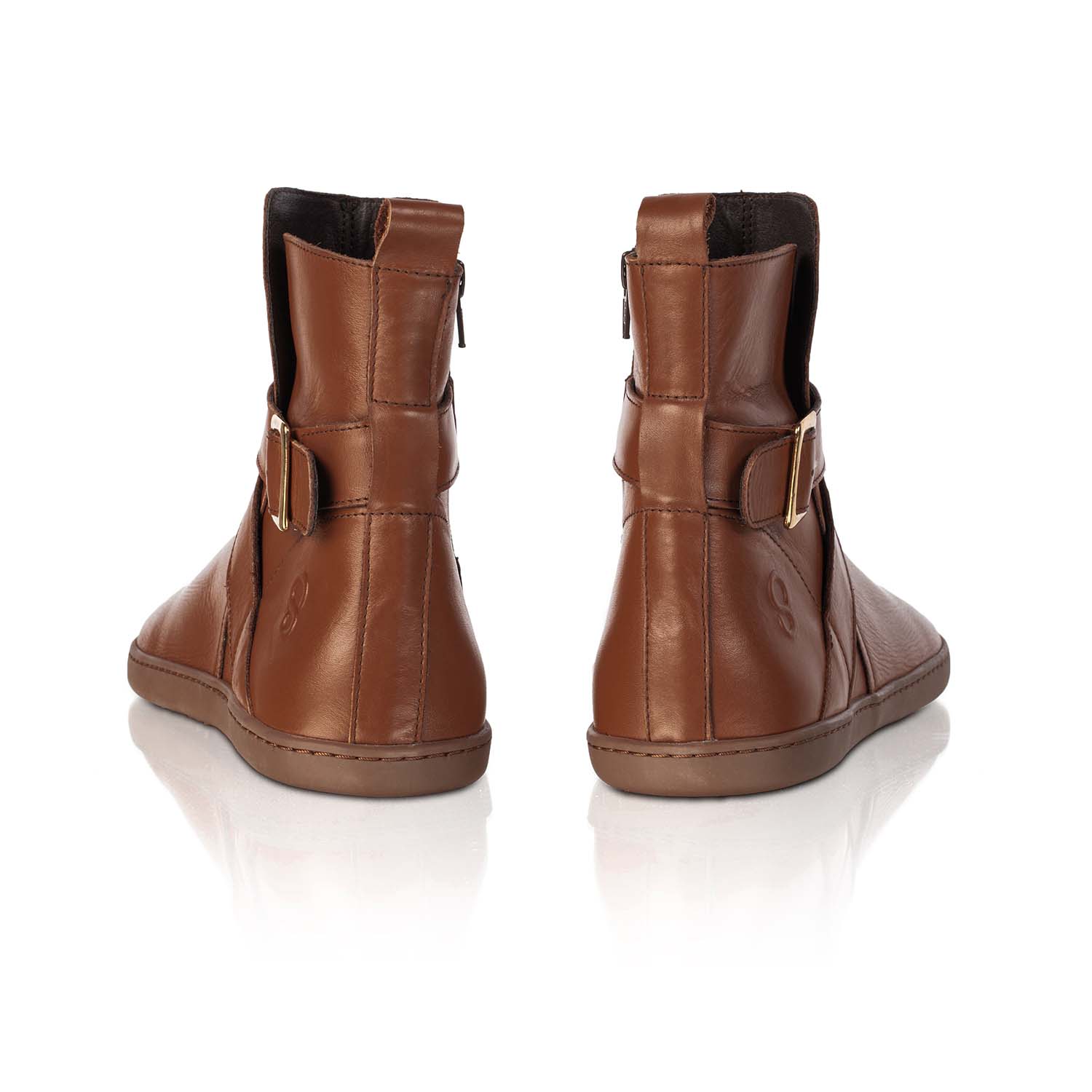 Shapen Divine - Barefoot Ankle Boots Brown - Image 5