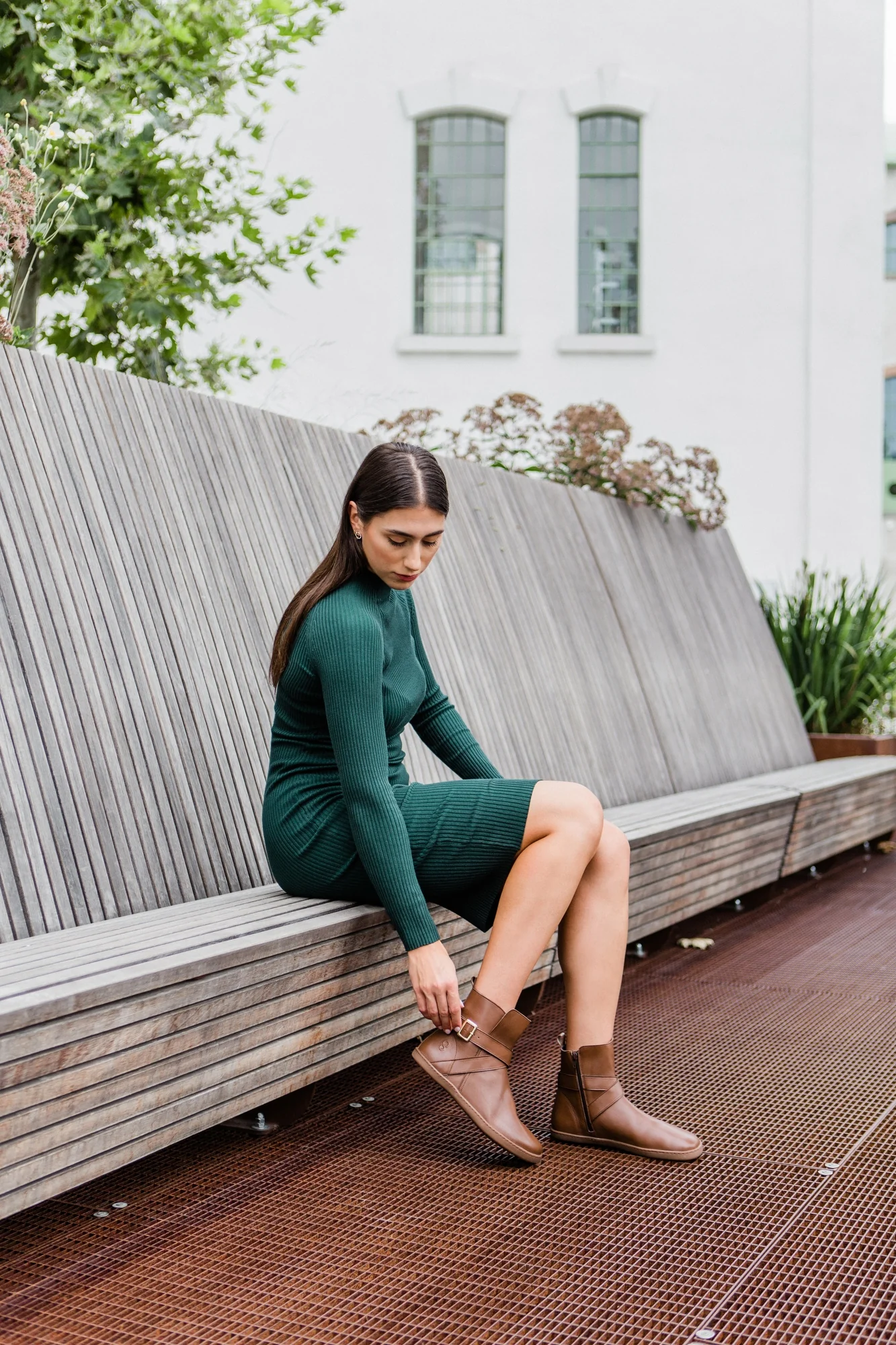 Shapen Divine - Barefoot Ankle Boots Brown - Image 9