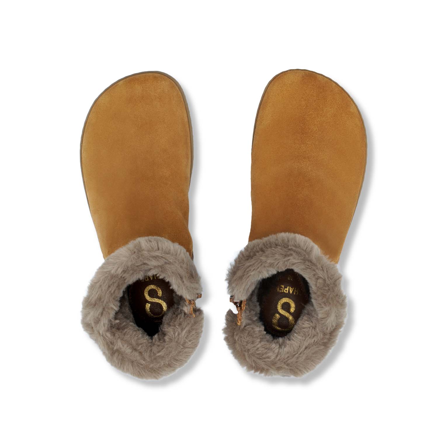 Shapen Fluffy Boots Brown - Image 10