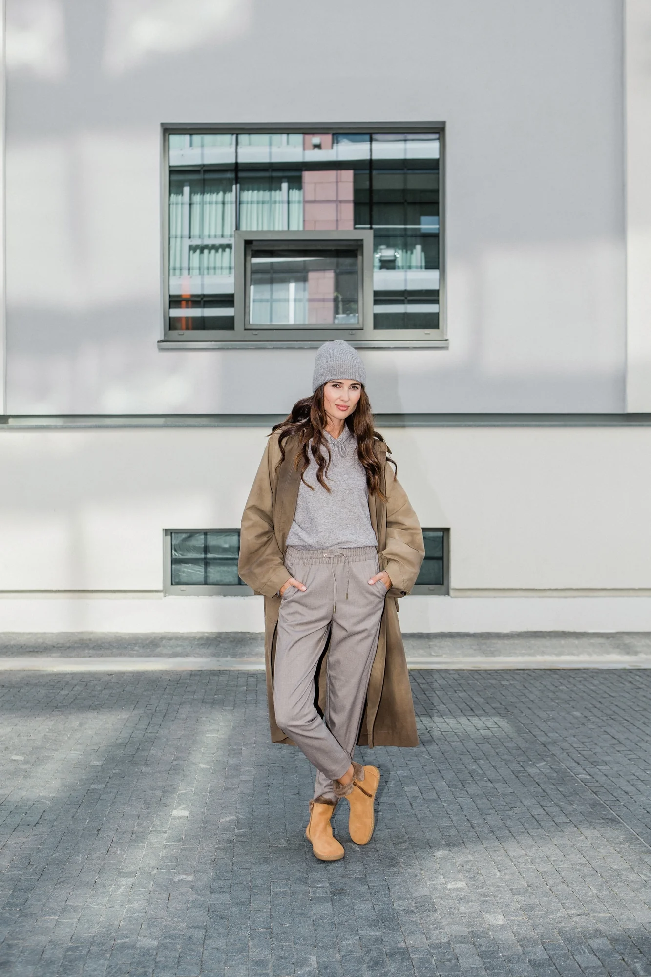 Shapen Fluffy Boots Brown - Image 5