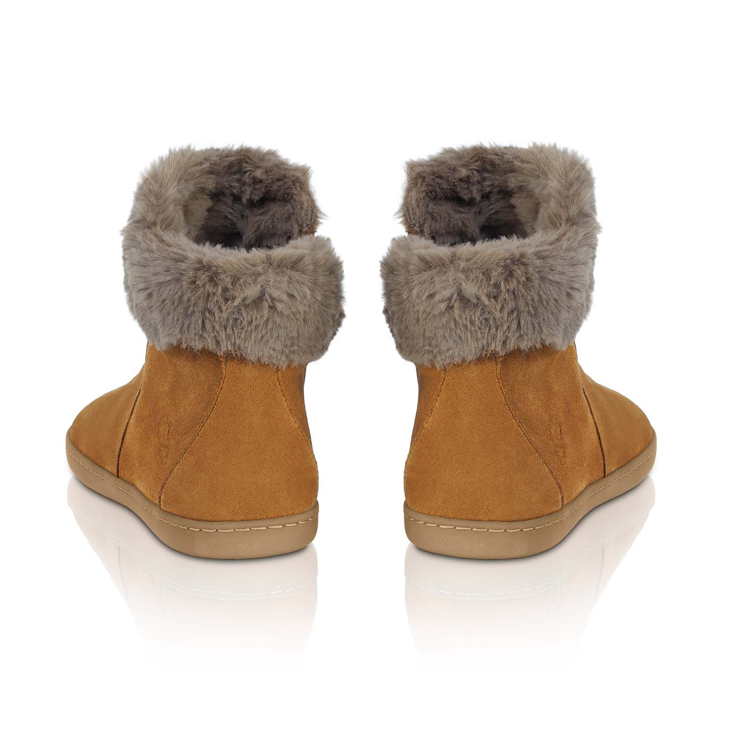 Shapen Fluffy Boots Brown - Image 9
