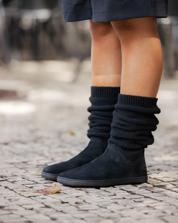 Shapen Knitty Barefoot Boots - Black - Image 4