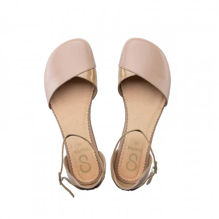 Shapen Poppy Leather Beige - Image 3