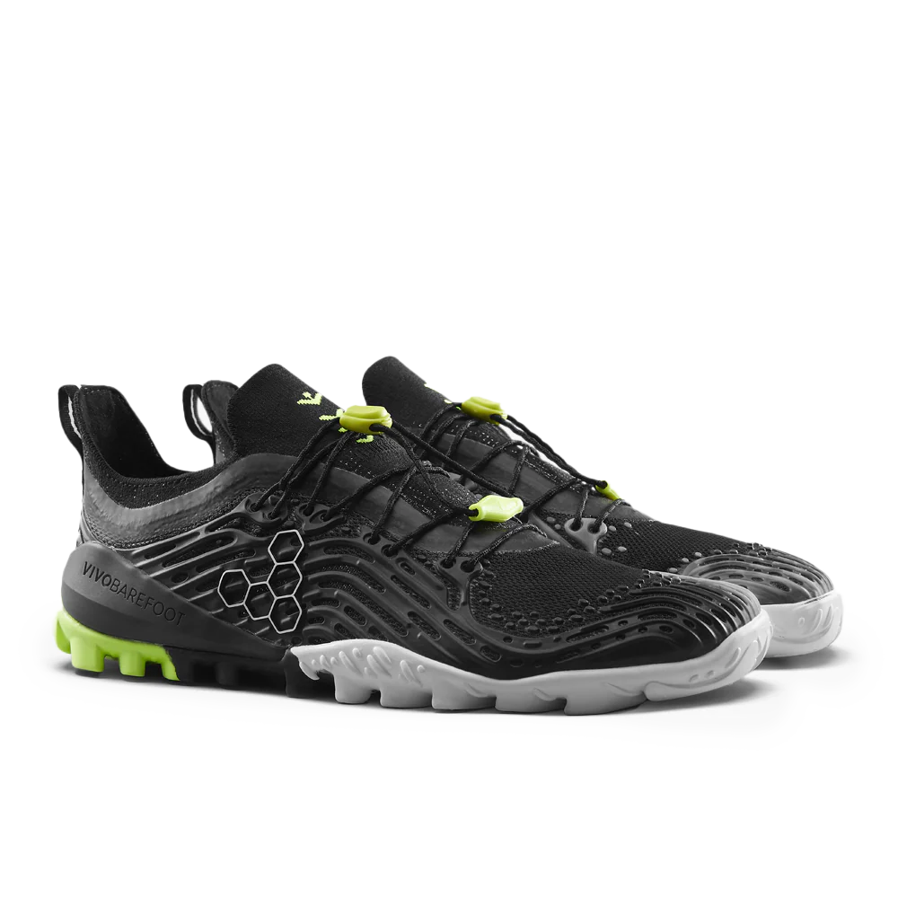 Vivobarefoot Hydra Esc - Obsidian/Safety Yellow - Image 4